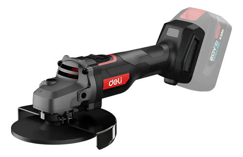 Amoladora 4 1/2 115 Mm 20 V 2 Baterias 4 Amp - Deli