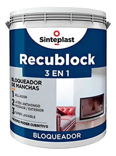 Recublock sellador de humedad 3 En 1 - Sinteplast