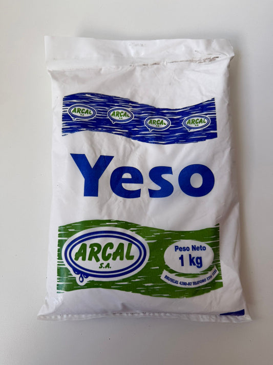 Yeso en polvo