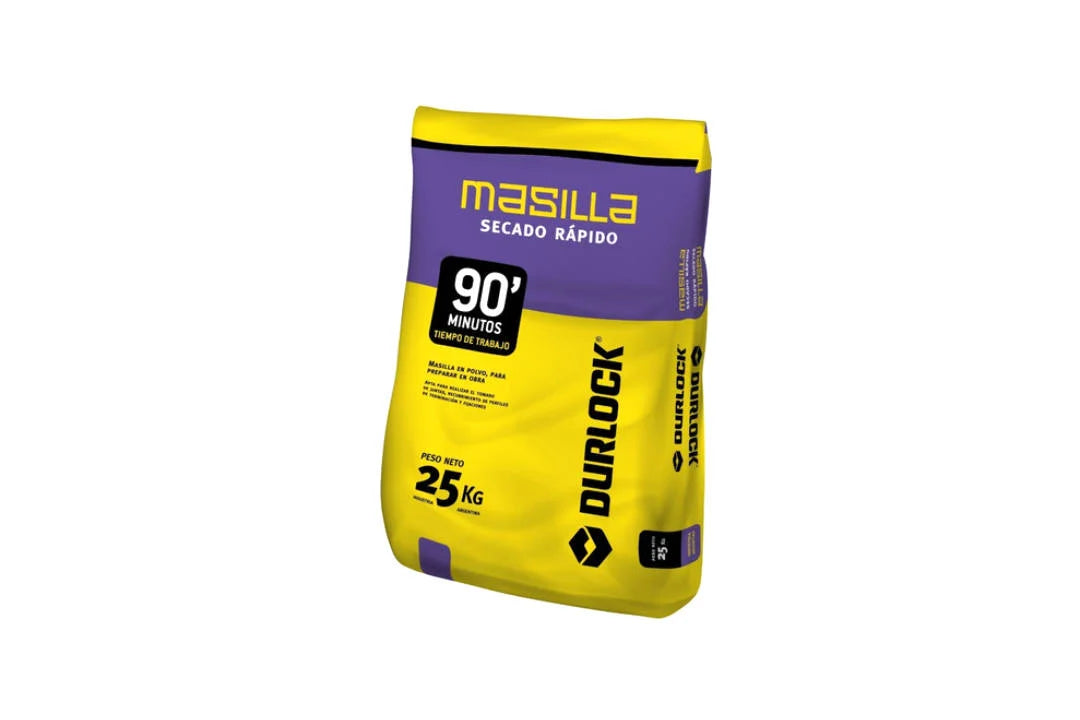 Masilla secado rapido 25Kg Durlock